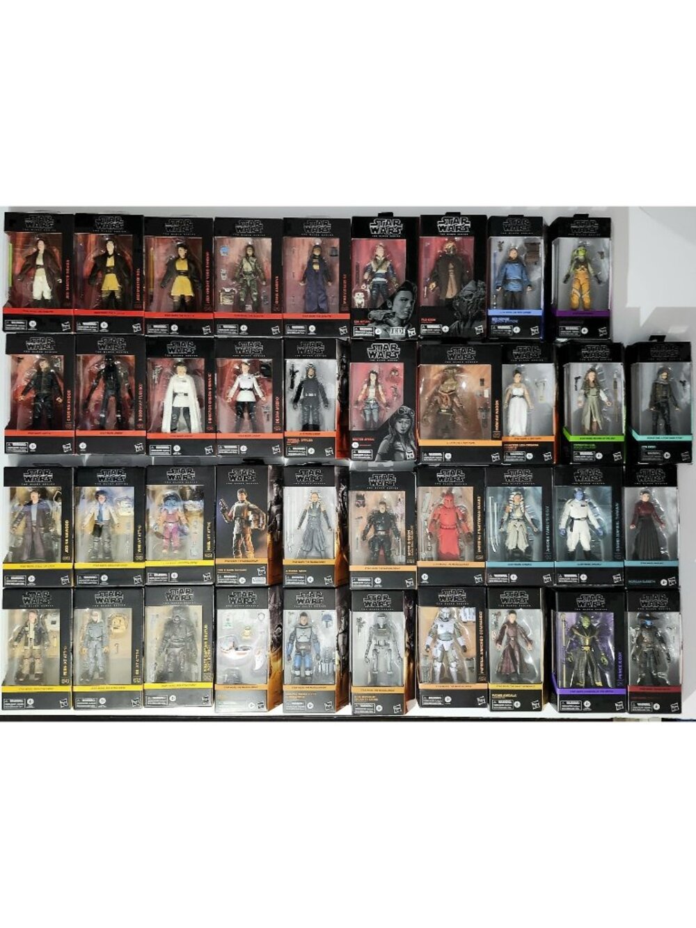 Hasbro Star Wars The Black Series 6" Action Figure Bundle (46 Action Figures)